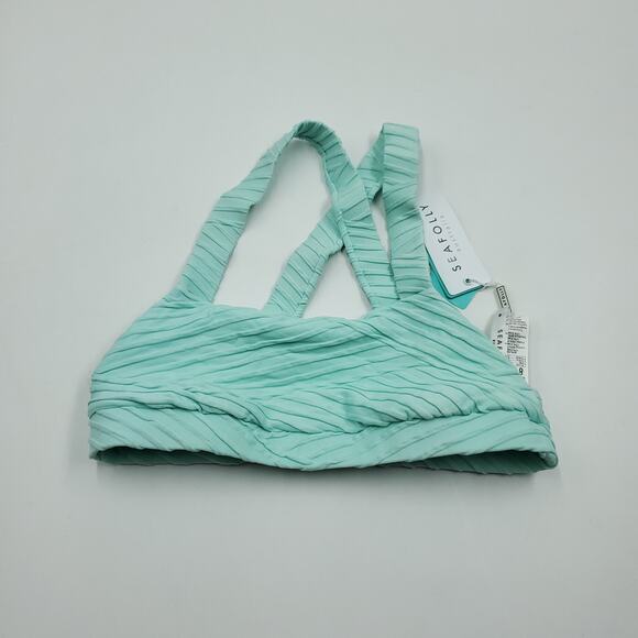 Seafolly Other - Fresh Water Crop Bikini Top by Seafolly Size 4